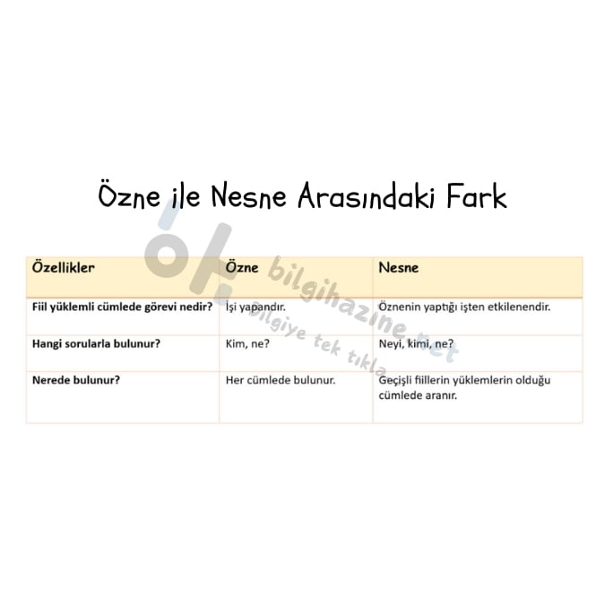 Özne ile Nesne Arasındaki Fark Nedir?