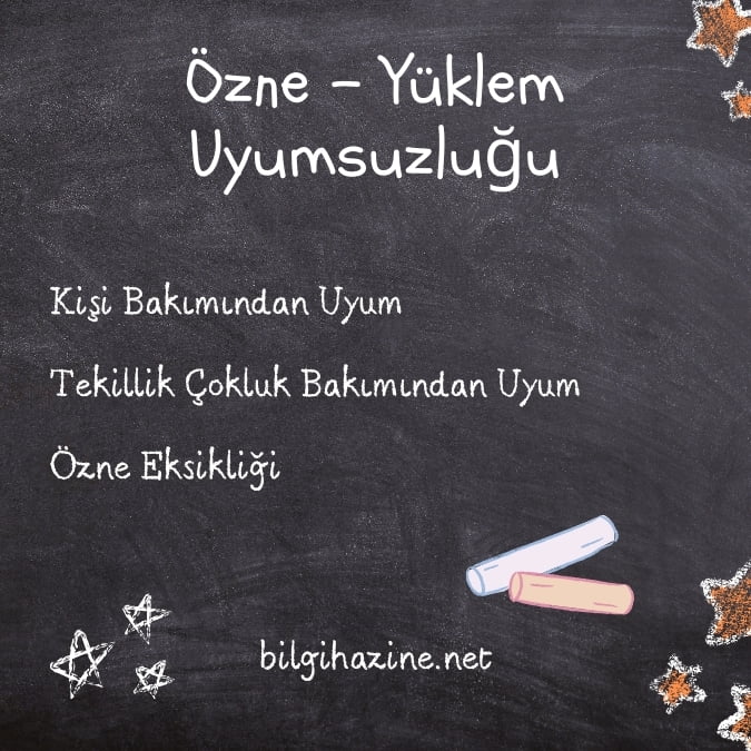 Özne – Yüklem Uyumsuzluğu